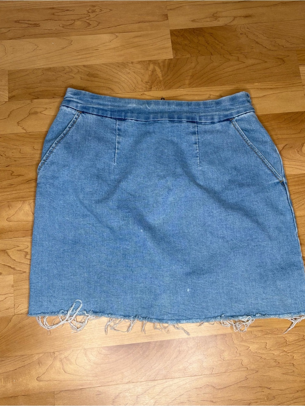 Forever 21 Denim Mini Skirt - Light Blue Sz medium